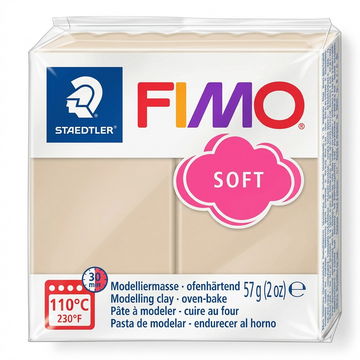 FIMO Soft – Pâte Sahara 57 g, réf. 8020-70 — vue de l’emballage