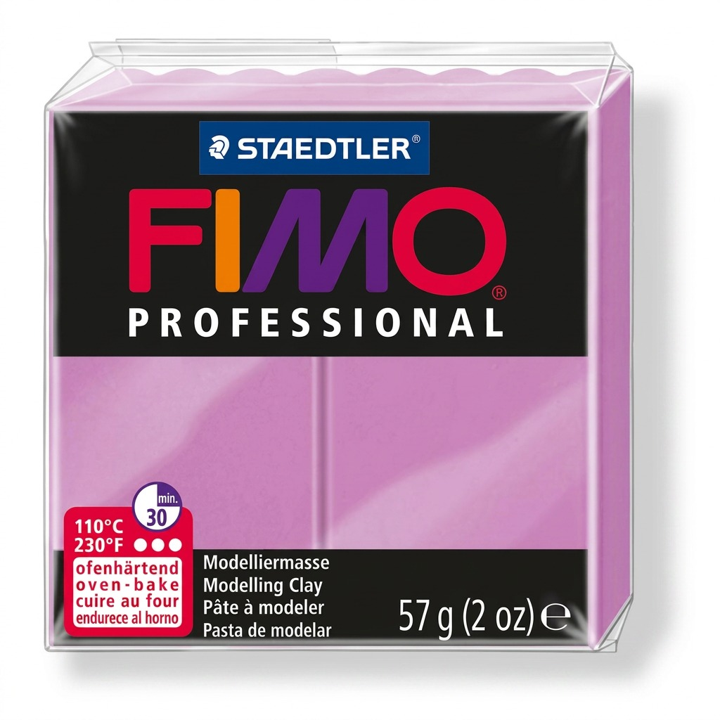 FIMO Professional – Pâte lavande 57 g, réf. 8005-62 — vue du produit sur fond clair