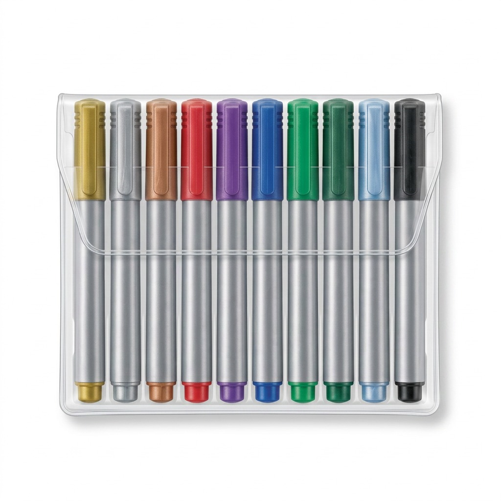 STAEDTLER – Lot de 10 marqueurs métal 1 à 2 mm, réf. 8323TB10A6 — vue 1
