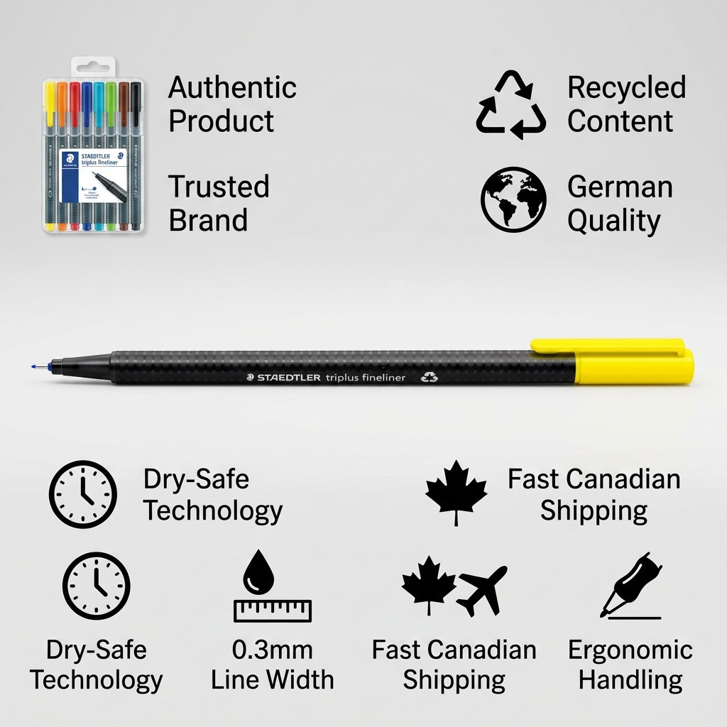 STAEDTLER triplus fineliner – Fineliner 0, réf. 334-1-A7 — vue du produit 8