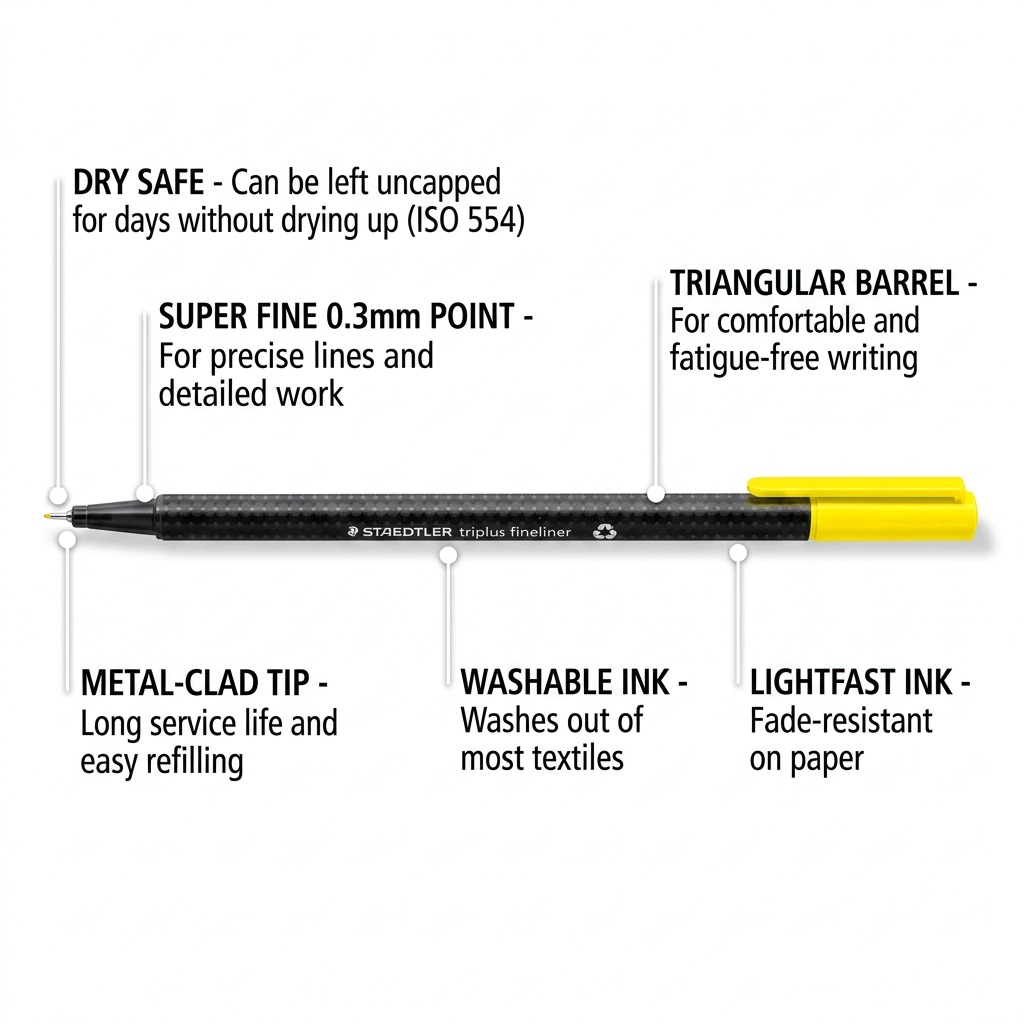 STAEDTLER triplus fineliner – Fineliner 0, réf. 334-1-A7 — vue du produit 6