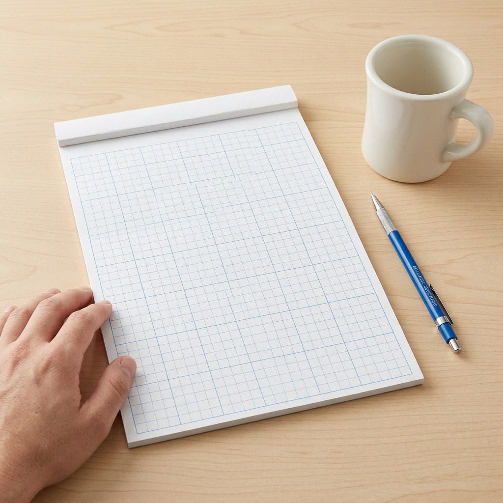 STAEDTLER – Bloc de papier quadrillé 8,5 × 11 po, réf. 937-811P4-02 — vue 6