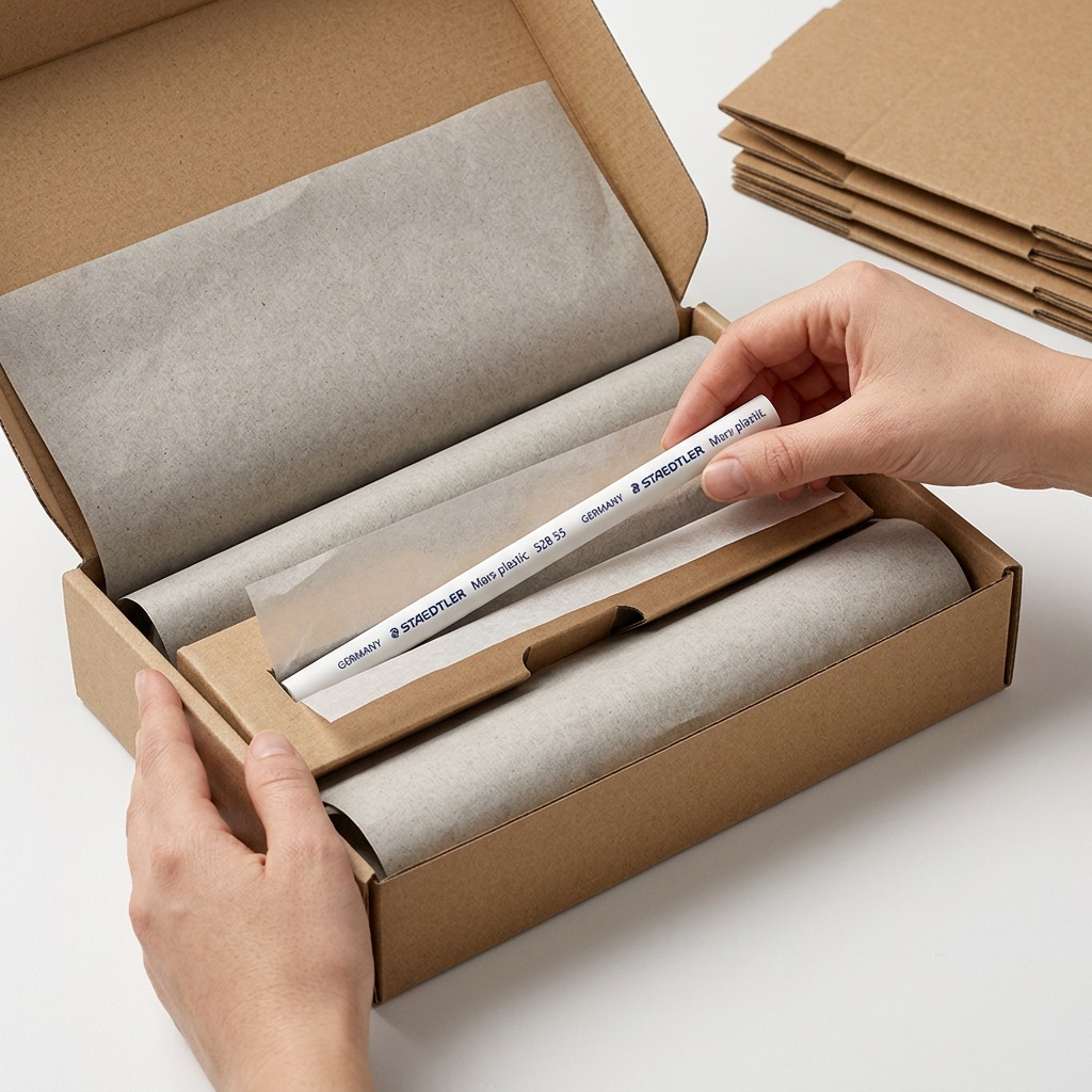 STAEDTLER Mars plastic – Recharge de gomme à effacer, réf. 528-55-02 — vue de l’emballage