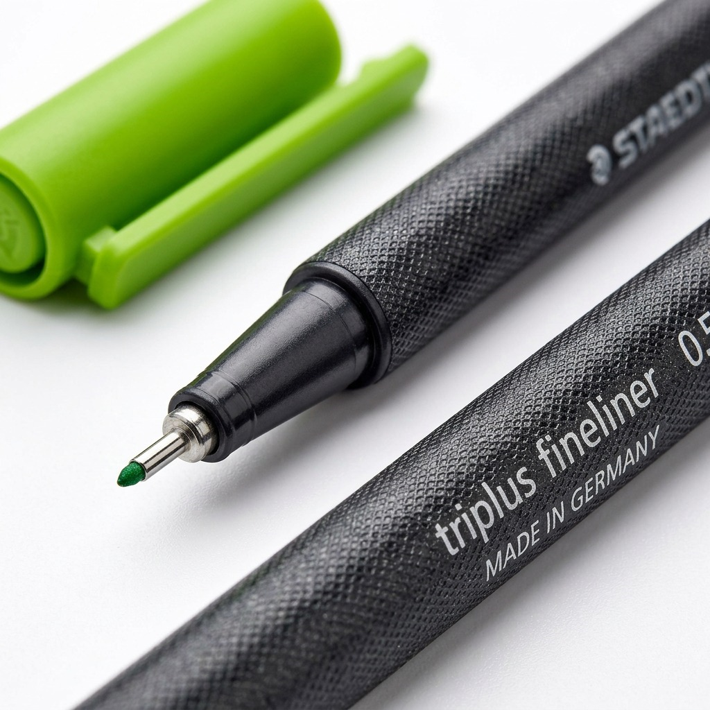 STAEDTLER triplus fineliner – Fineliner 0,3 mm vert saule, réf. 334-51-A7 — détail du produit