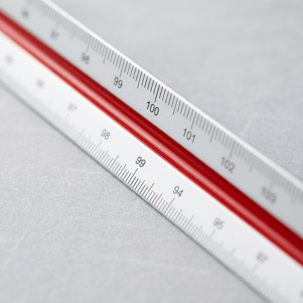STAEDTLER – Règle triangulaire métrique 30 cm, réf. 987-18-4BK — gros plan