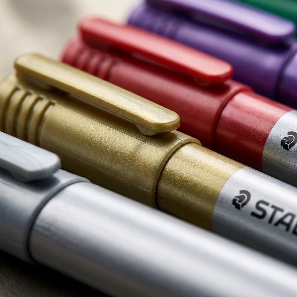 STAEDTLER – Lot de 10 marqueurs métal 1 à 2 mm, réf. 8323TB10A6 — vue de détail