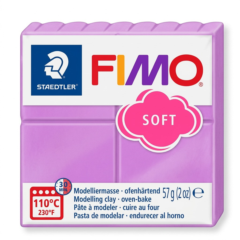 FIMO Soft – Pâte lavande 57 g, réf. 8020-62 — vue 1