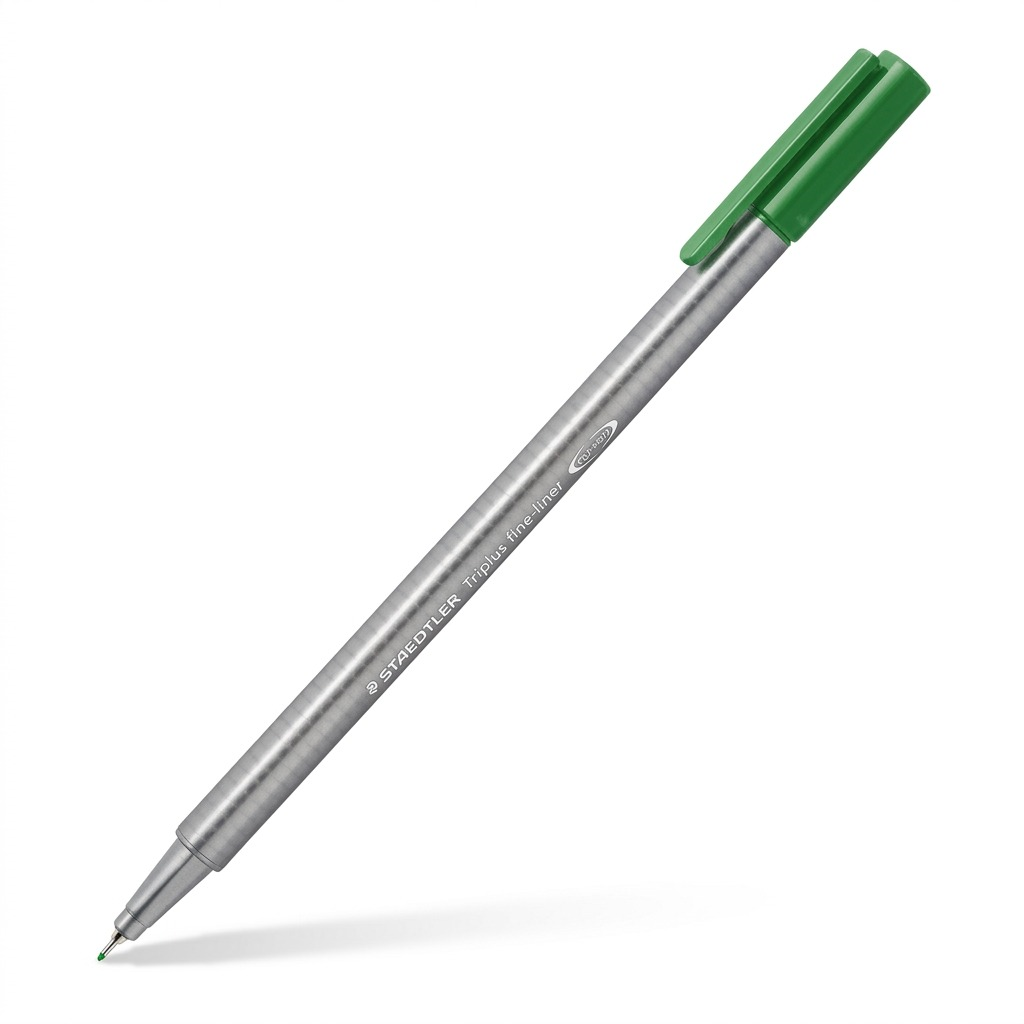 STAEDTLER triplus fineliner – Fineliner vert 0,3 mm, réf. 334-5-A7 — vue 1