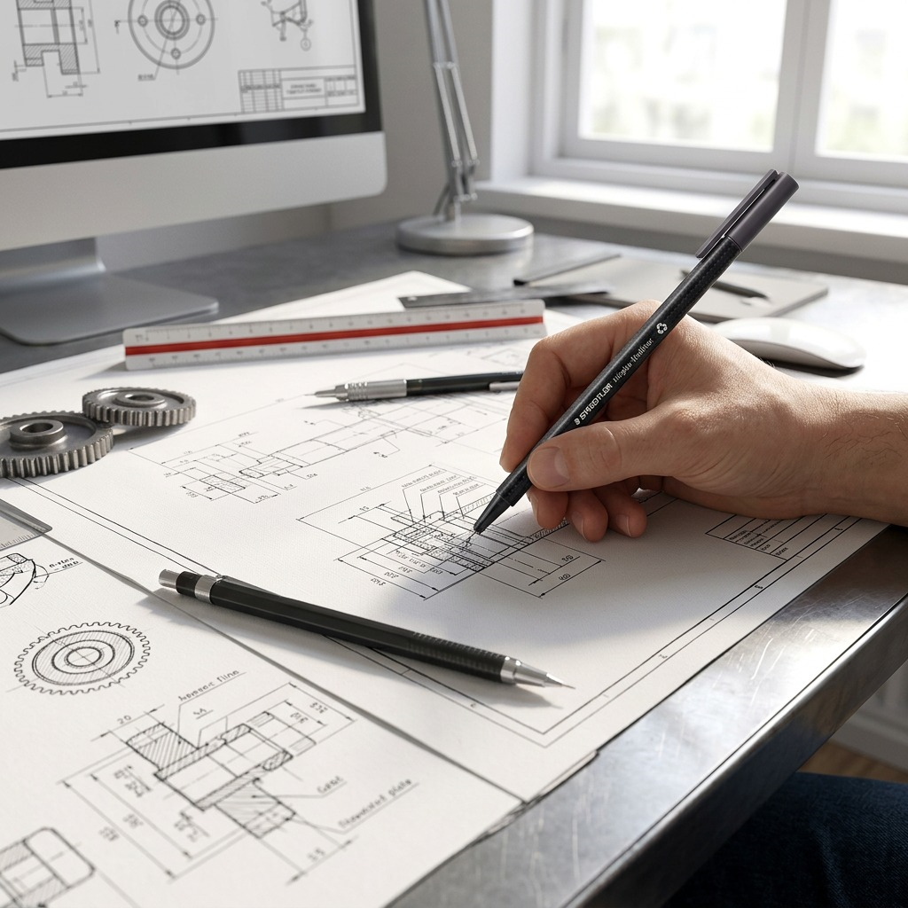 STAEDTLER triplus fineliner – Fineliner 0,3 mm gris clair, réf. 334-8-A7 — détail du produit