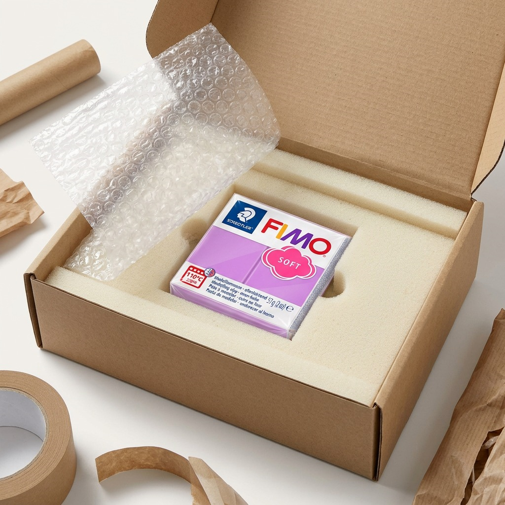 FIMO Soft – Pâte lavande 57 g, réf. 8020-62 — vue de l’emballage