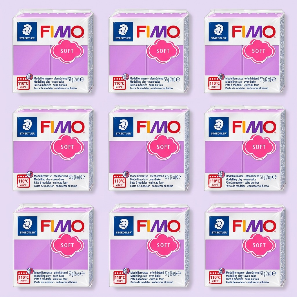 FIMO Soft – Pâte lavande 57 g, réf. 8020-62 — vue 5