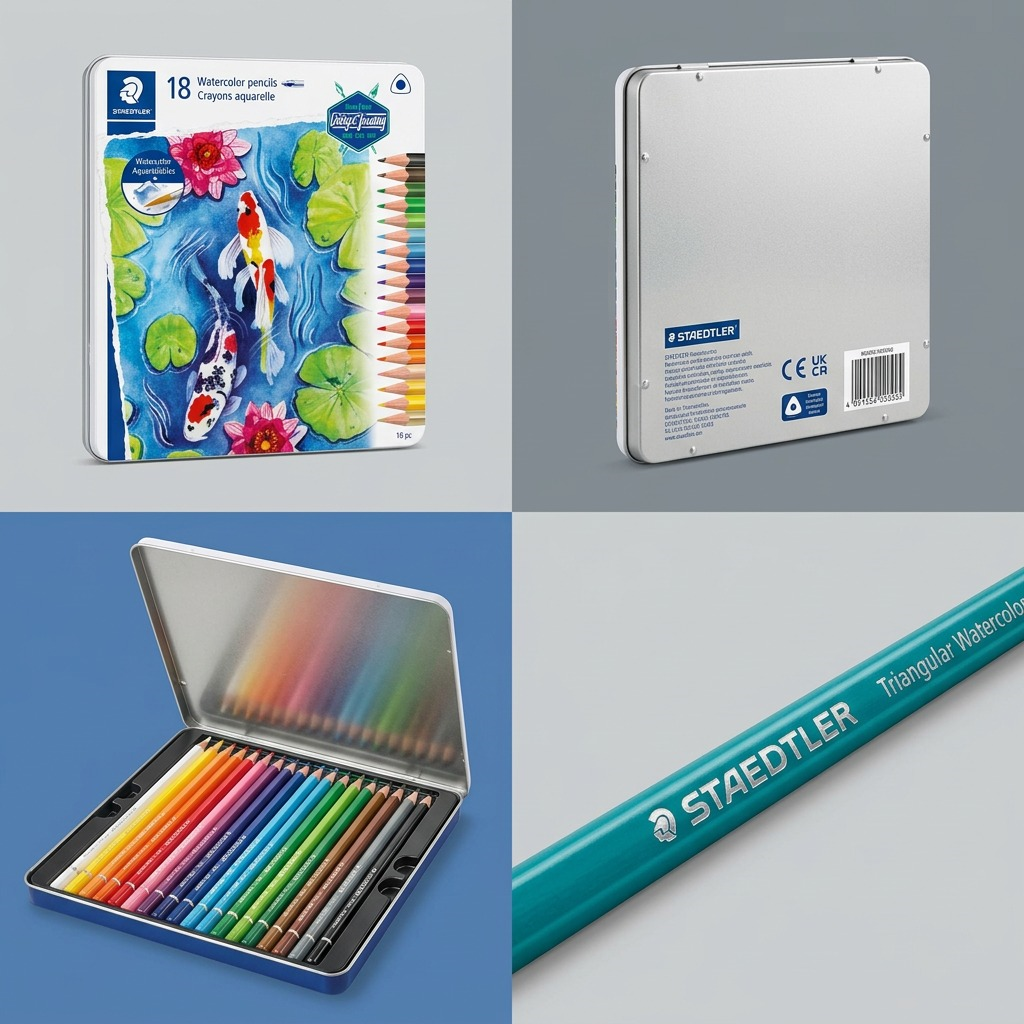 STAEDTLER 18 crayons aquarellables, 3 mm, réf. 12781M18A6 — vue du produit 3
