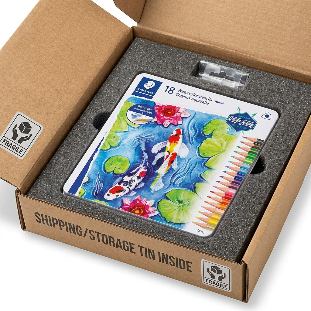 STAEDTLER 18 crayons aquarellables, 3 mm, réf. 12781M18A6 — vue du produit 5