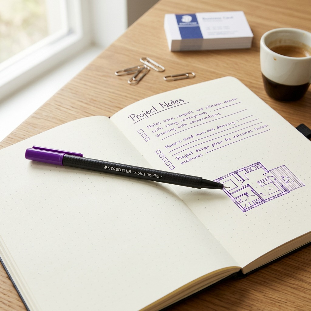 STAEDTLER triplus fineliner – Fineliner 0,3 mm violet, réf. 334-6-A7 — vue 4