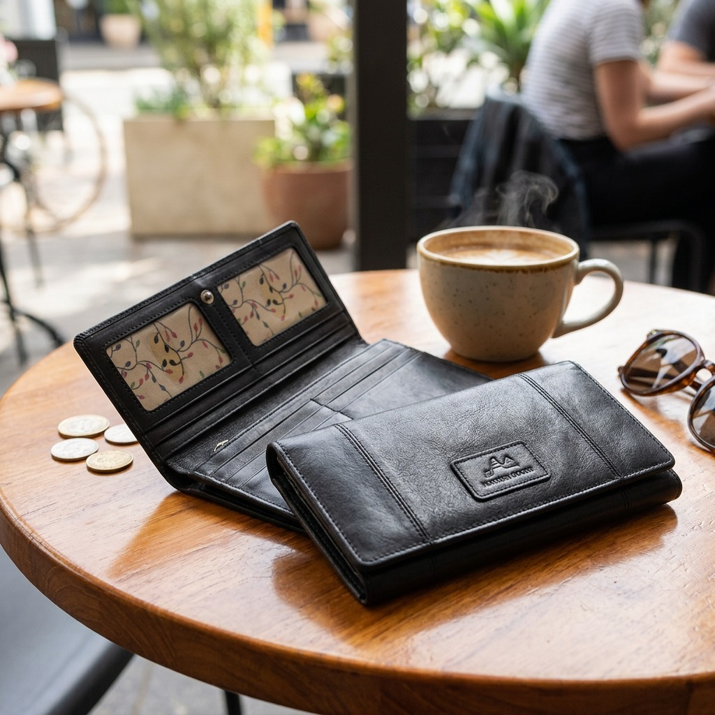Portefeuille Casablanca noir à trois volets RFID – Mancini, référence 8700296-BLACK
