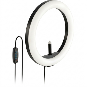 A pure high-resolution hero shot of the Kensington 10-inch ring light on a white background.