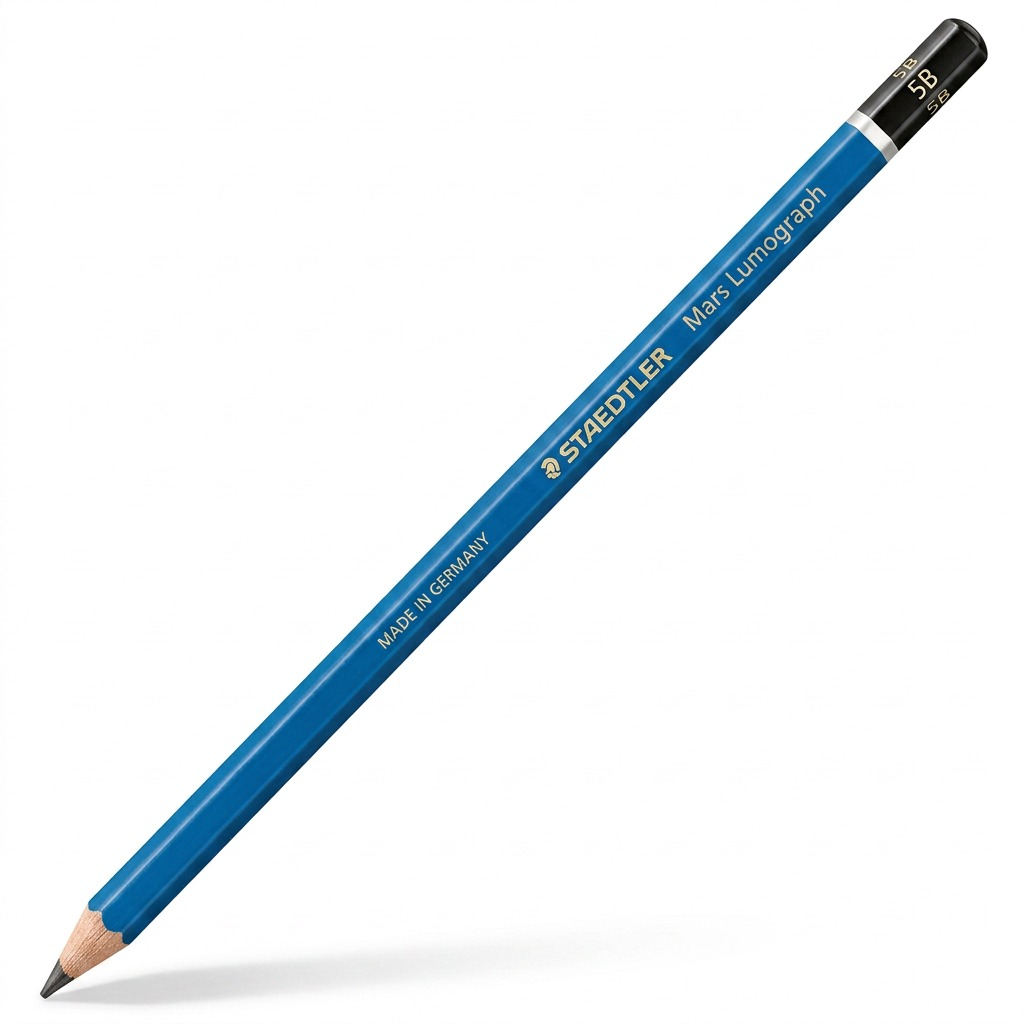STAEDTLER Mars Lumograph – Crayon graphite 5B, réf. 100-5B-35 — vue du produit sur fond clair