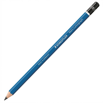 STAEDTLER Mars Lumograph – Crayon graphite 3B, réf. 100-3B-35 — vue du produit sur fond clair