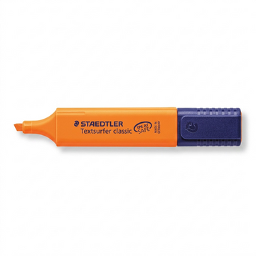 STAEDTLER Textsurfer classic – Surligneur fluorescent orange, référence 364-4-03 — vue sur fond clair