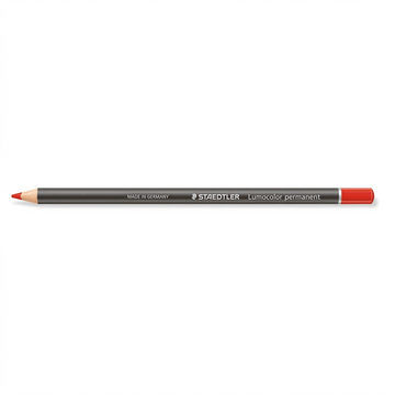 STAEDTLER Lumocolor glasochrom – Marqueur sec permanent rouge, réf. 108-20-2 — vue du produit sur fond clair