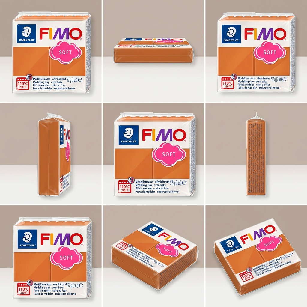 FIMO Soft – Pâte cognac 57 g, réf. 8020-76 — vue 5