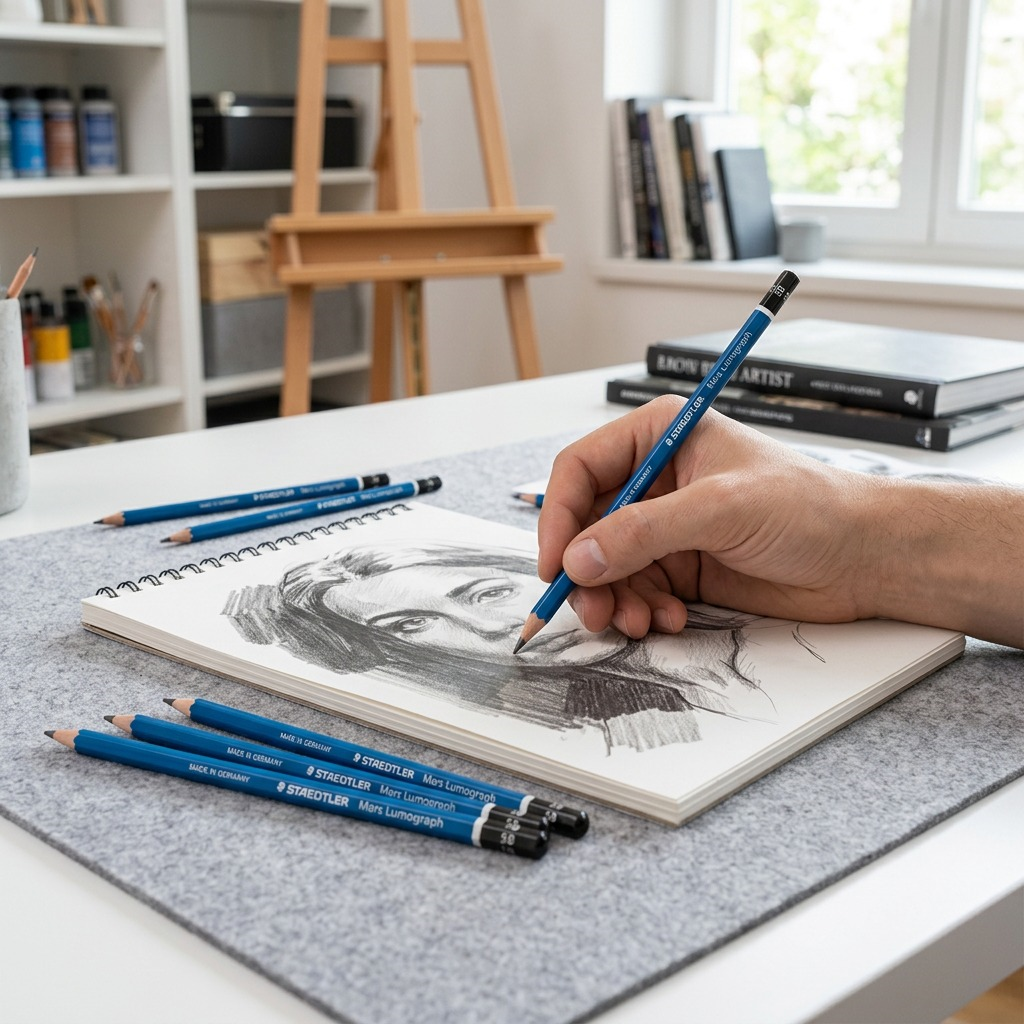 STAEDTLER Mars Lumograph – Crayon graphite 5B, réf. 100-5B-35 — vue du produit 4