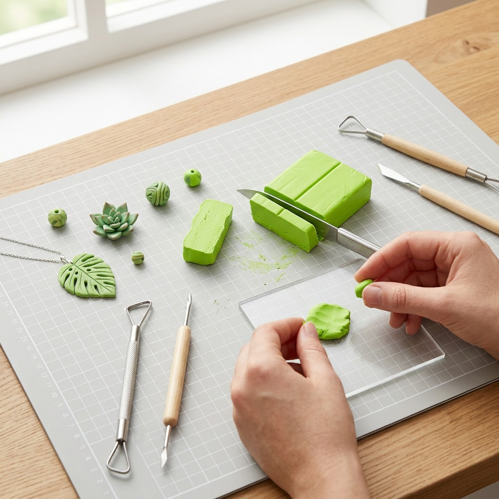 FIMO Soft – Pâte vert pomme 57 g, réf. 8020-50 — détail du produit