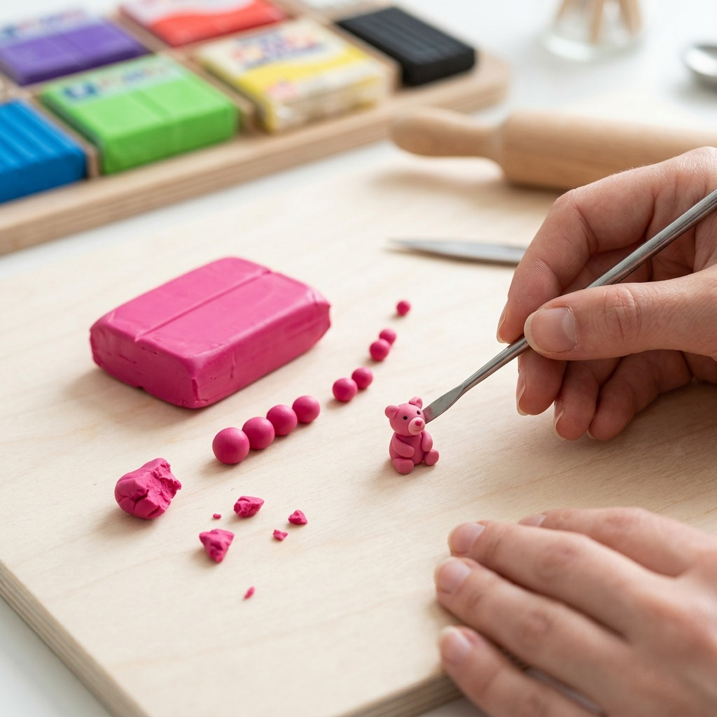 FIMO Soft – Pâte framboise 57 g, réf. 8020-22 — vue 4