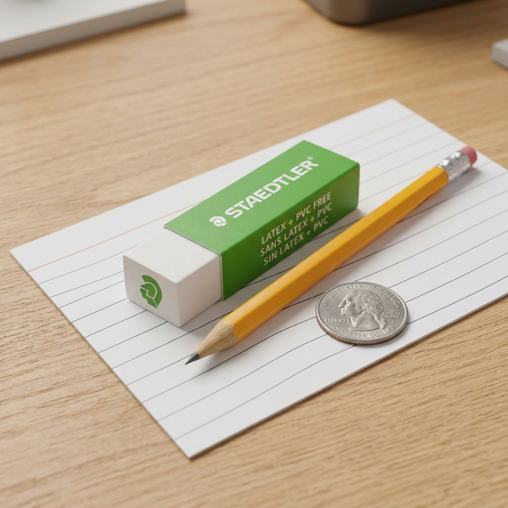 STAEDTLER – Gomme blanche avec motif Mars vert, réf. 525C05LSA6 — vue 3