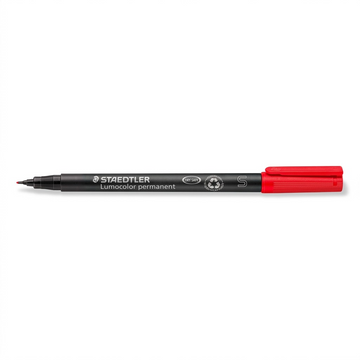 STAEDTLER Lumocolor – Marqueur permanent superfin rouge, réf. 313-2-10 — vue du produit 1