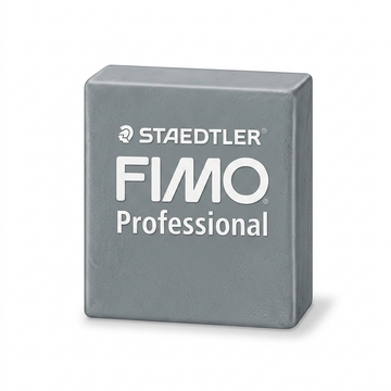FIMO Professional – Pâte gris dauphin 57 g, réf. 8040-80 — vue sur fond clair