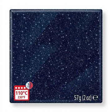 FIMO Effect Galaxy – Pâte bleue 57 g, réf. 8010-352 — vue du produit sur fond clair