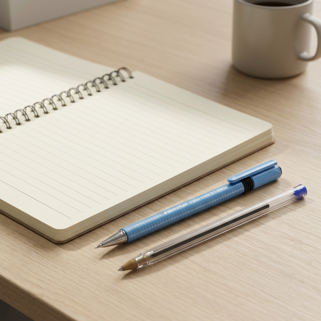 High-resolution hero shot of the STAEDTLER Triplus Micro 0.7mm mechanical pencil against white.