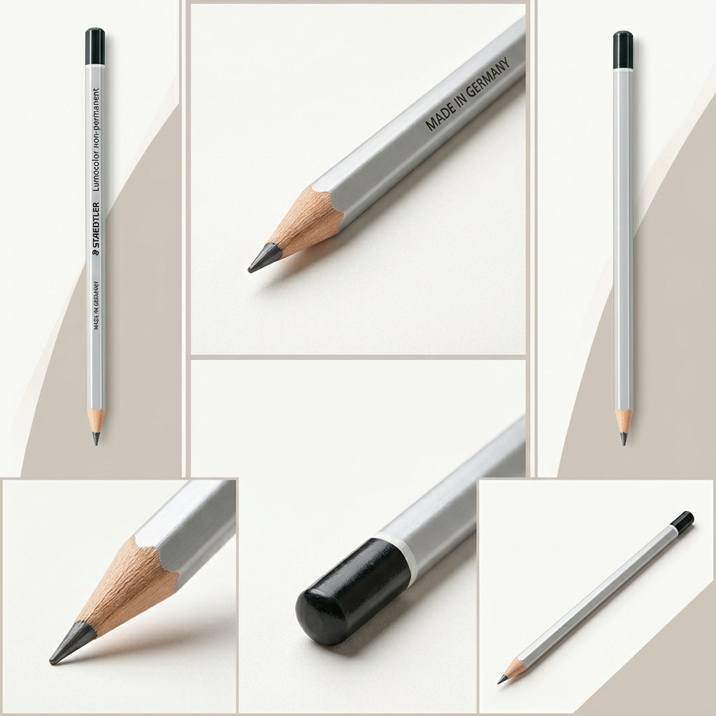 STAEDTLER Omnichrom – Crayon de couleur noir, réf. 108-9-10 — vue du produit 5