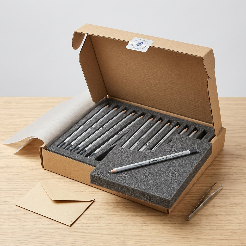STAEDTLER Omnichrom – Crayon de couleur noir, réf. 108-9-10 — vue du produit 7
