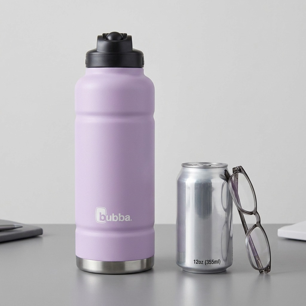 High-resolution hero shot of the 40oz lavender bubba Trailblazer, centered on a pure white background.