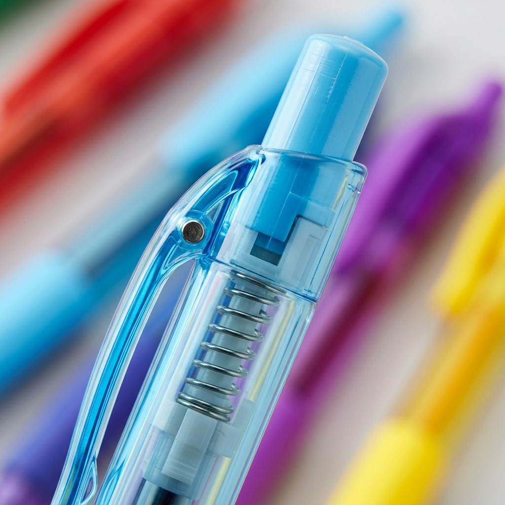 STAEDTLER Lot de stylos à bille rétractables triangulaires, réf. 4230TB10A6 — gros plan