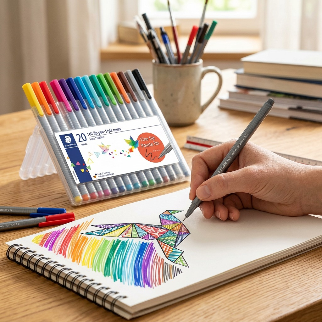 STAEDTLER triplus fineliner – Lot de 20 fineliners 0,3 mm, réf. 334-SB20A610 — vue 4