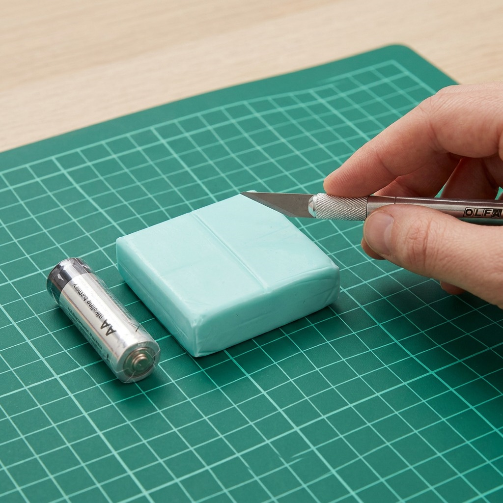 Staedtler Fimo Soft Aqua 57g modelling clay in its transparent pack against a pure white background.