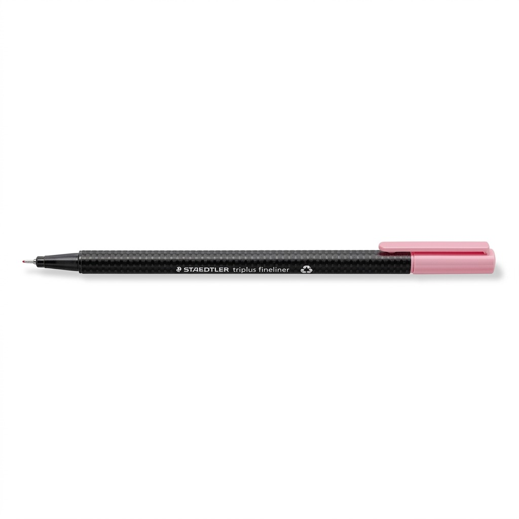 STAEDTLER triplus fineliner – Fineliner rose pâle 0, réf. 334-21-A7 — vue du produit sur fond clair