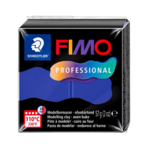 FIMO Professional – Pâte bleu royal 57 g, réf. 8040-3 — vue 1