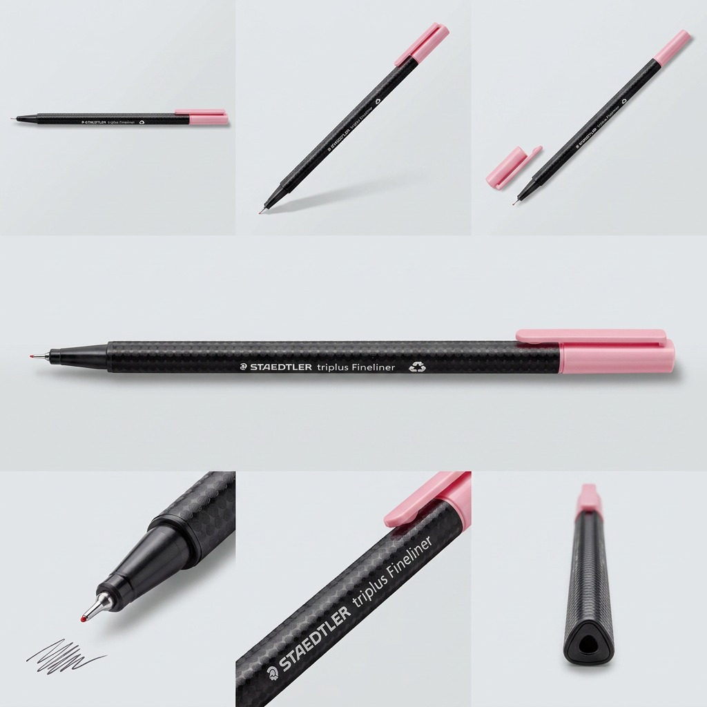 STAEDTLER triplus fineliner – Fineliner rose pâle 0, réf. 334-21-A7 — vue du produit 5