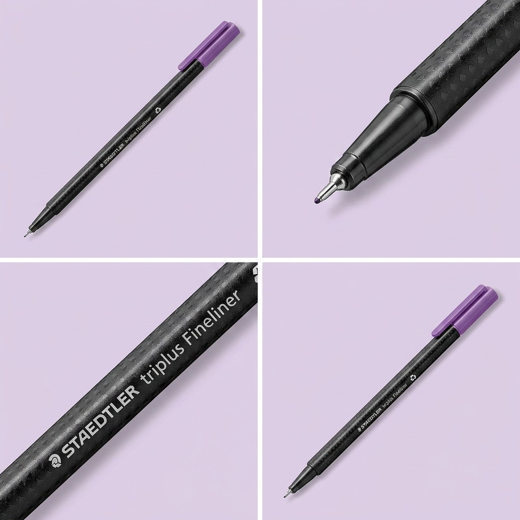 STAEDTLER triplus fineliner – Fineliner lilas 0,3 mm, réf. 334-68-A7 — vue 5
