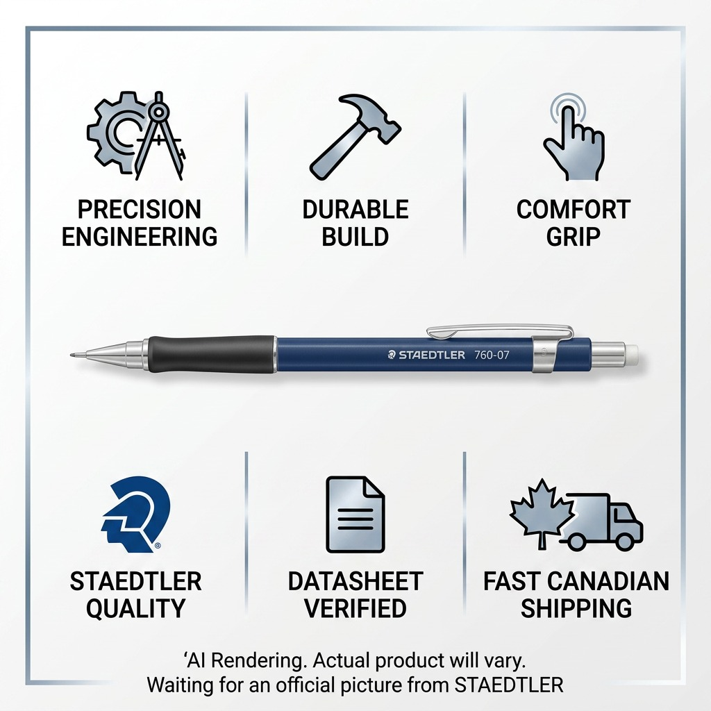 STAEDTLER – Porte-mine graphite 0,7 mm, réf. 760-07 — vue 8