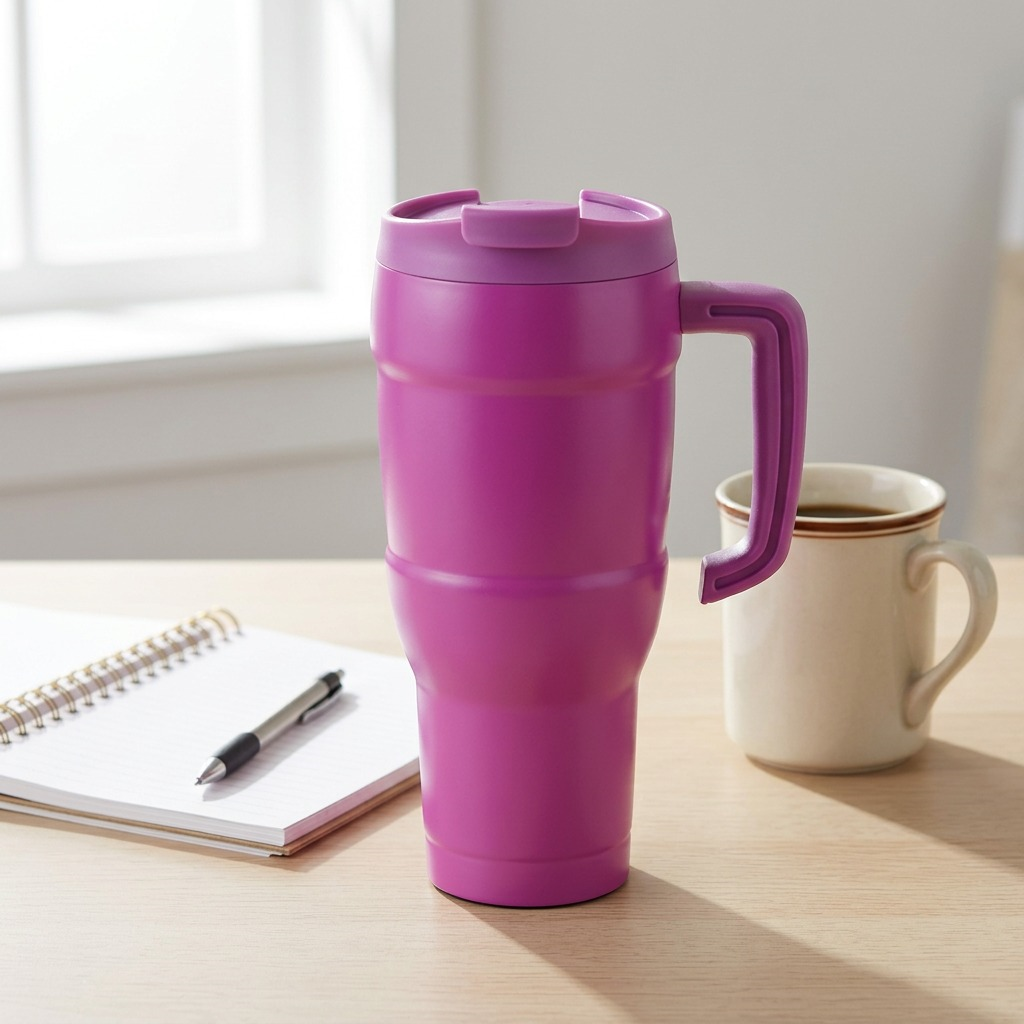 High-resolution hero shot of the bubba Hero XL 24oz Tumbler in Magenta, isolated on white.