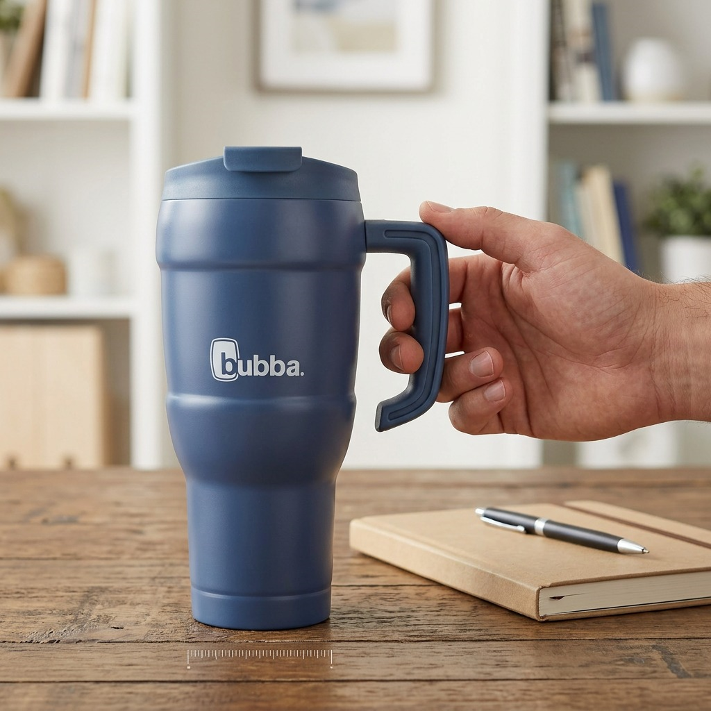 High-resolution hero shot of the Bubba 24oz Hero XL Tumbler in Indigo on white.