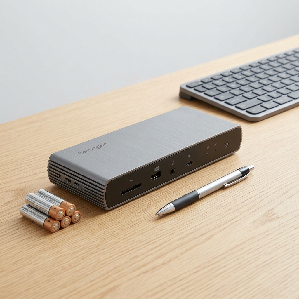 Kensington SD5700T Thunderbolt 4 Dock 4K - High-resolution hero shot on white