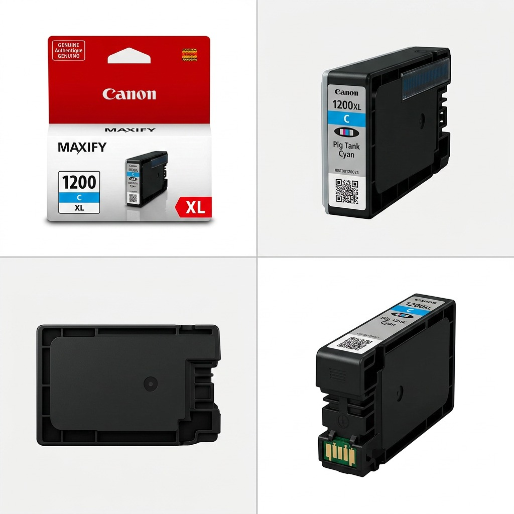 Canon PGI-1200XL C – Cartouche d’encre cyan pigmentée haute capacité – 9196B001