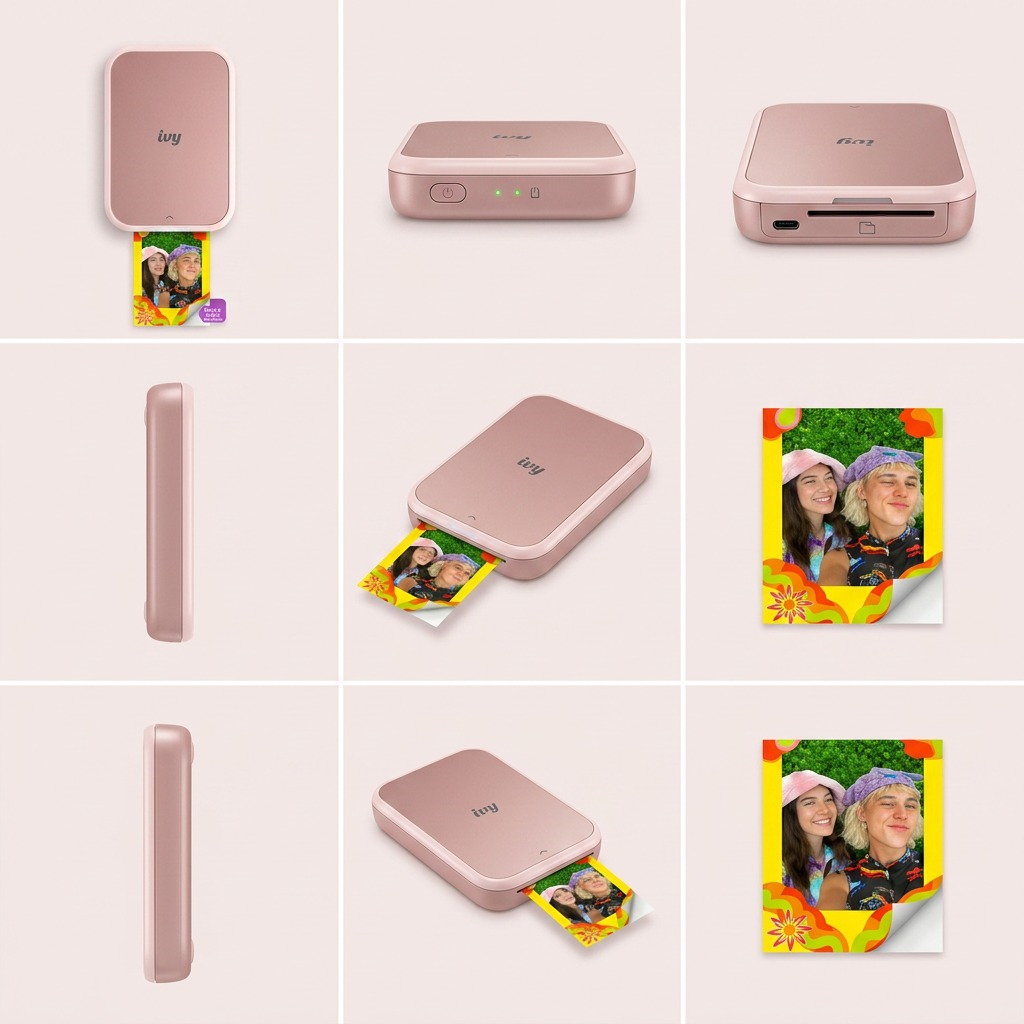 Canon IVY 2 – Mini imprimante photo, rose – 5452C017