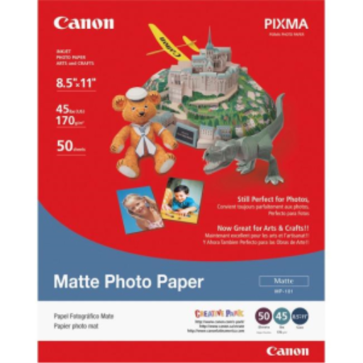 Canon MP-101 – Papier photo mat 8,5 x 11 po – 50 feuilles – 7981A004